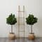 4ft. Artificial Fiddle Leaf Fig Tree with Handmade Jute & Cotton Basket with Tassels